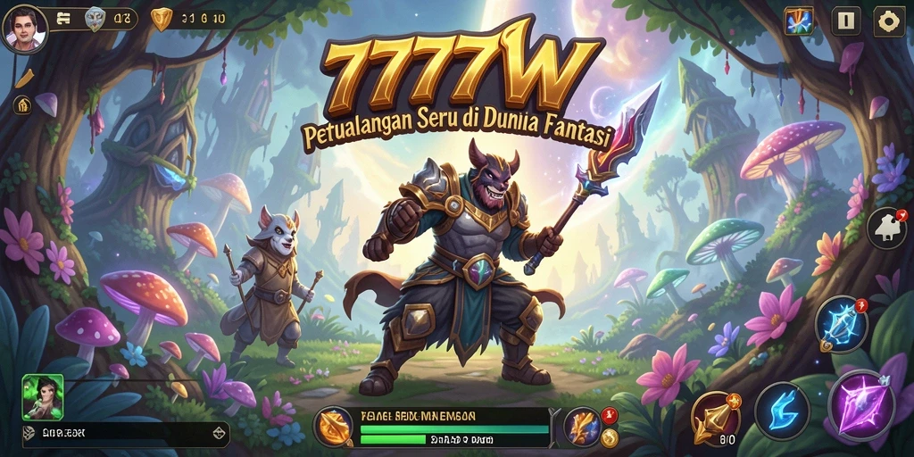Screenshot menampilkan karakter dalam aksi di dunia petualangan.