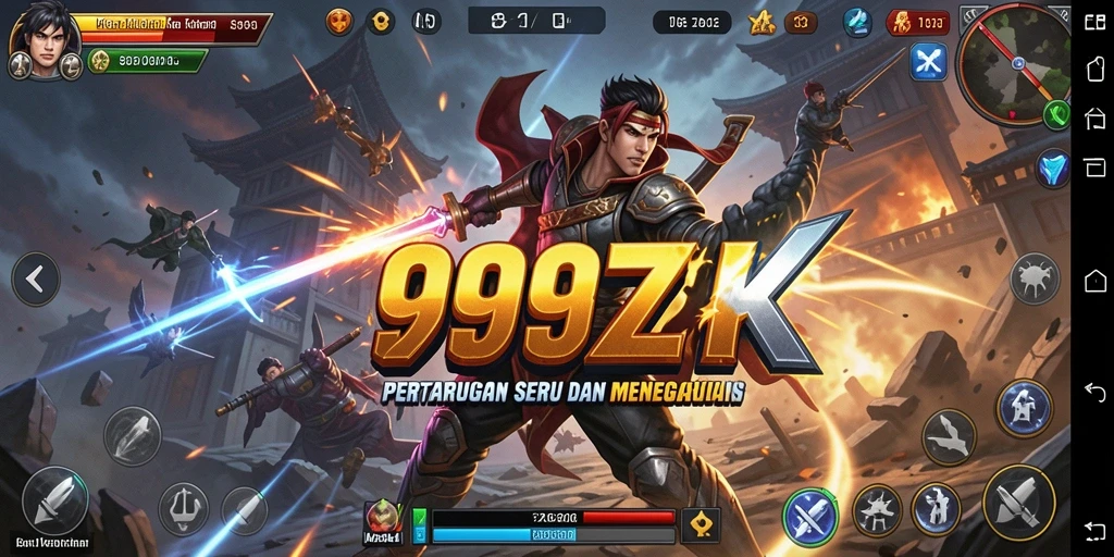 Tampilan seru dari pertarungan epik dalam 999ZK.