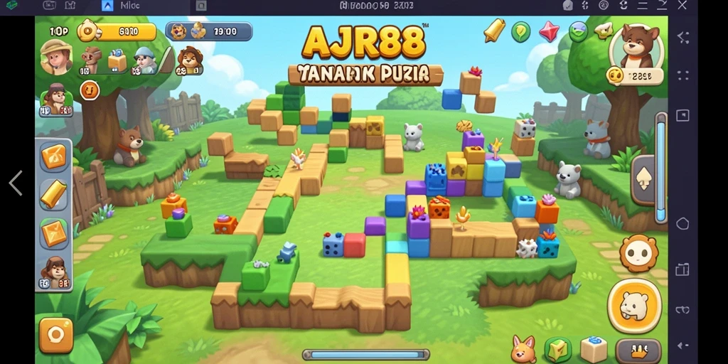 Tampilan menarik gameplay Puzzle di AJR88 dengan berbagai tantangan.