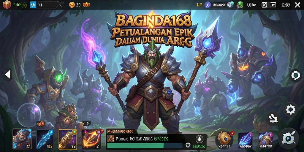 Screenshot menampilkan petualangan seru dalam game ARPG BAGINDA168.