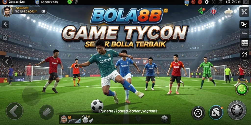 Tampilan gameplay BOLA88 yang menakjubkan saat mengelola tim.