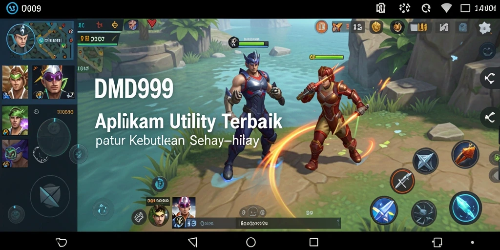 Tampilan antarmuka DMD999 yang sederhana dan fungsional.