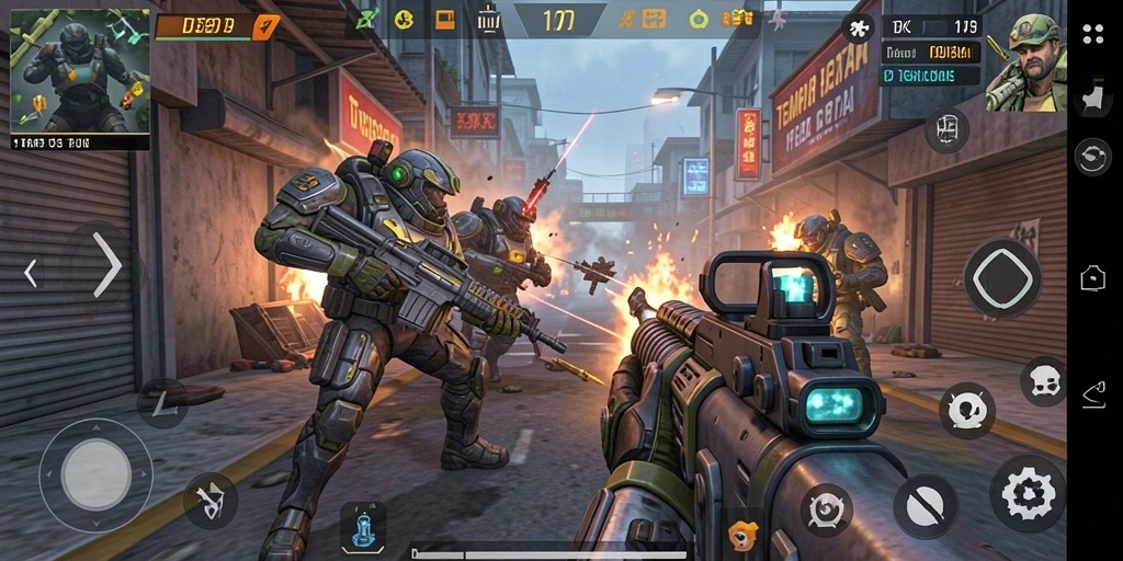Tampilan menegangkan dari aksi gameplay DS99.