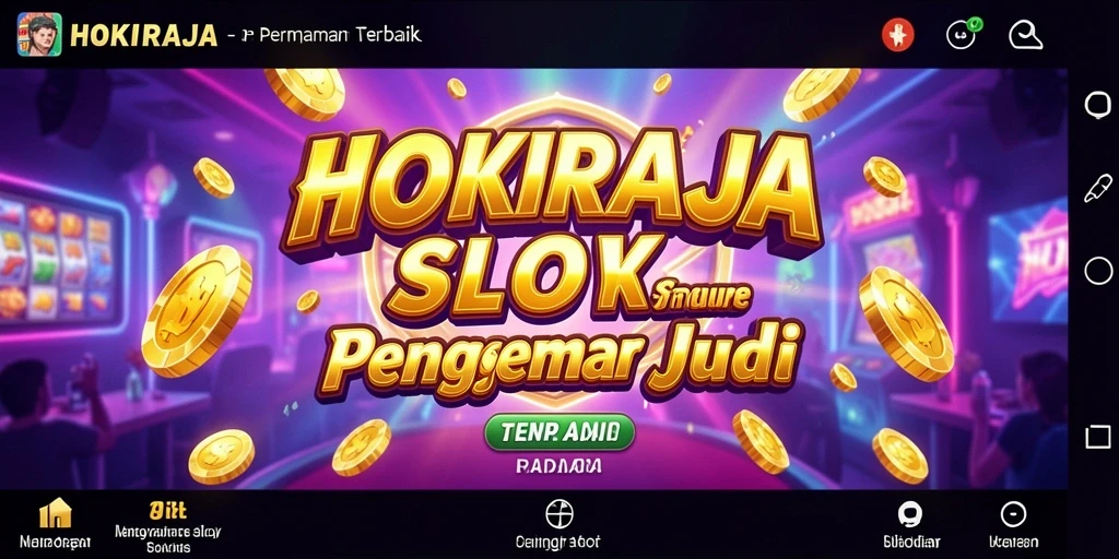 Tampilan menarik gameplay HOKIRAJA dengan mesin Slot yang bervariasi.