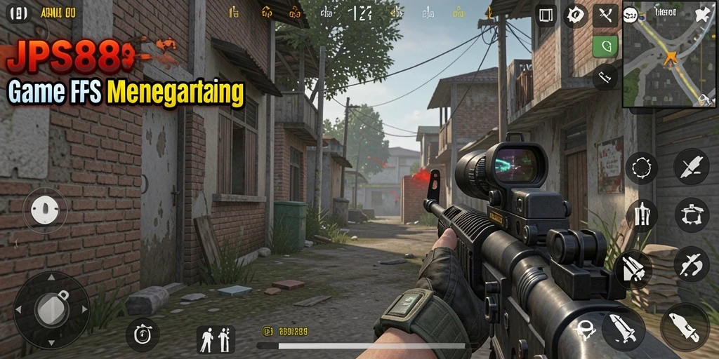 Gameplay JPS888 yang intens dan seru dalam aksi FPS.