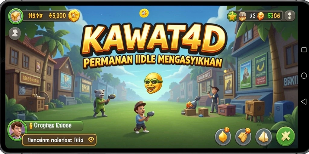 Tampilan menarik dari gameplay KAWAT4D yang memikat.