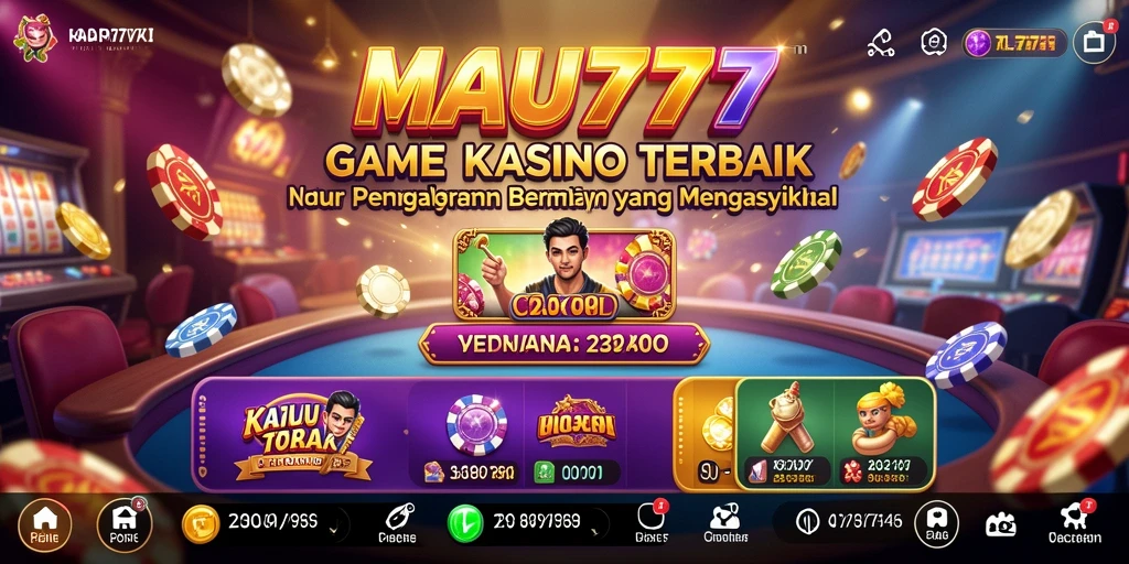 Tangkapan layar MAU777 menunjukkan pengalaman bermain yang seru dan interaktif.