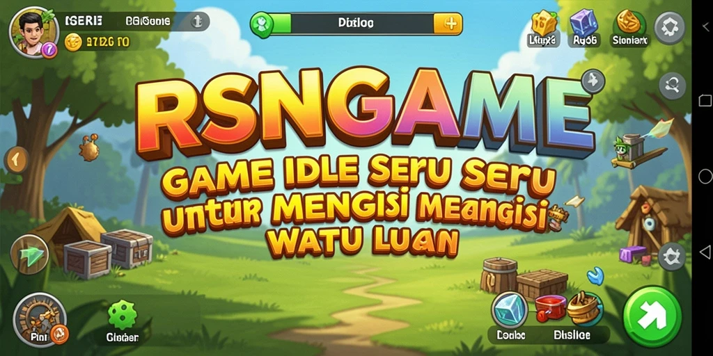 Screenshot gameplay RSNGAME menampilkan momen seru saat karakter berkembang.