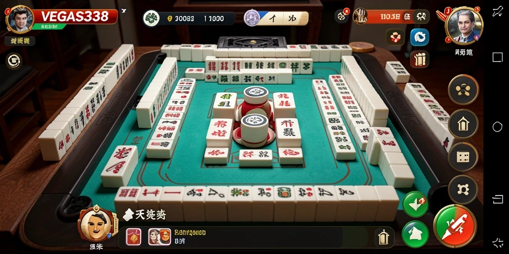 Tampilan gameplay seru Mahjong di VEGAS338.